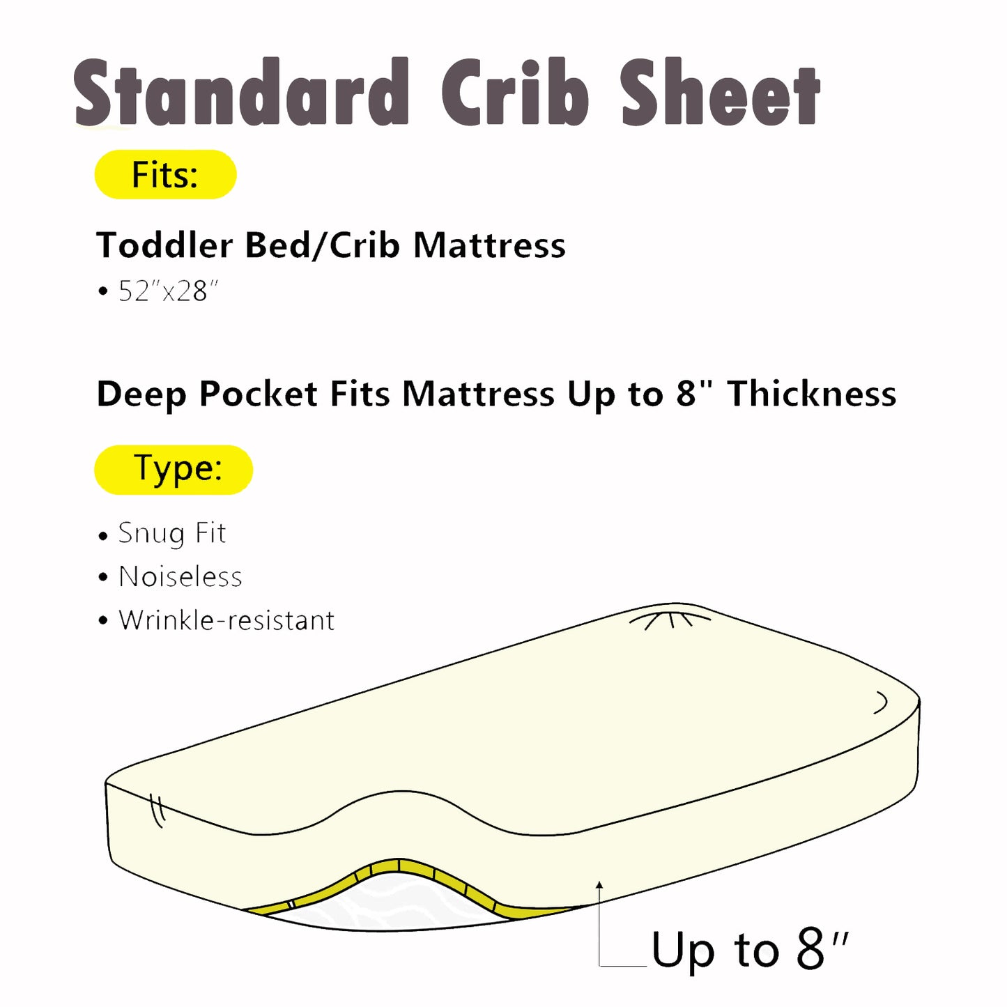 3 Piece Crib/Toddler Cotton Fitted Sheets Colorful Brown Yellow Tan Wild Animal Print Lion King Simba & Jungle Friends