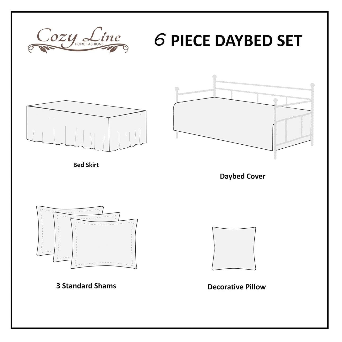 Serenity White Victorian Scalloped Medallion Floral Pure Solid Cotton Reversible Quilt Bedding Set
