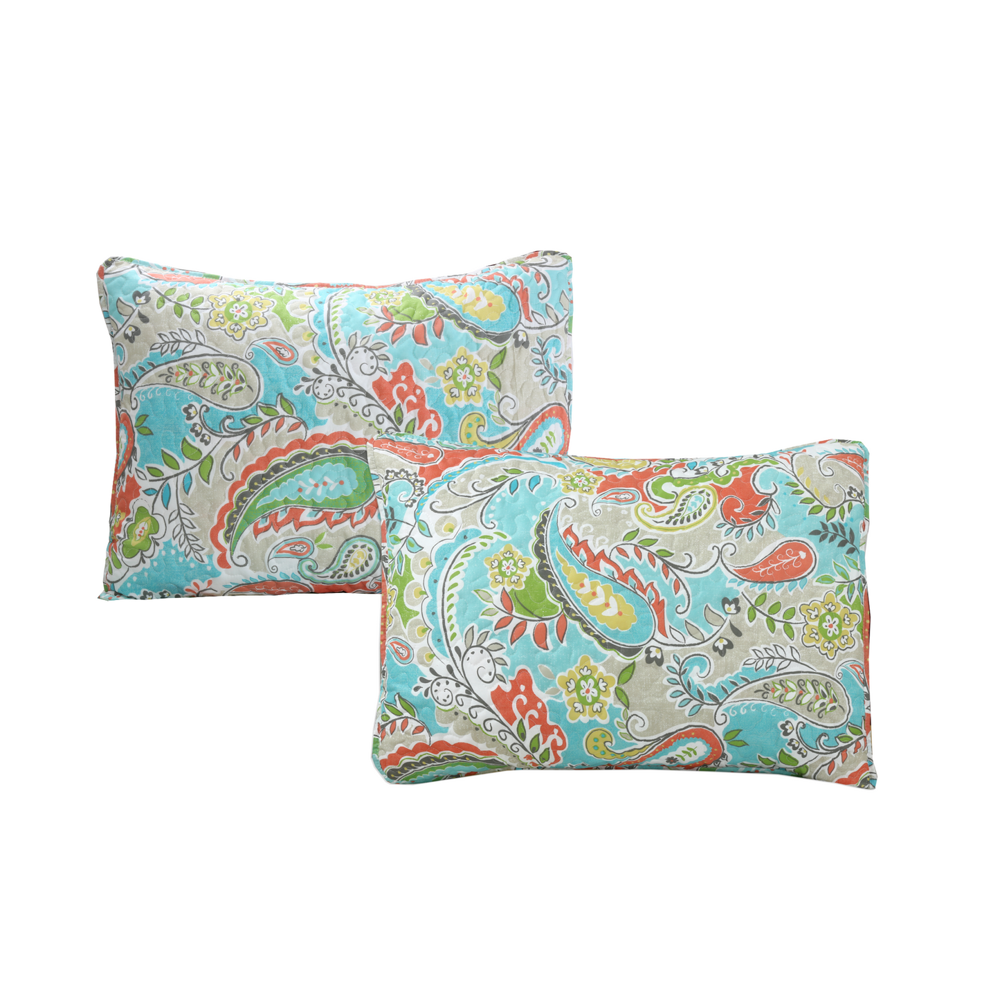 Mirage Paisley Reversible Quilt Bedding Set