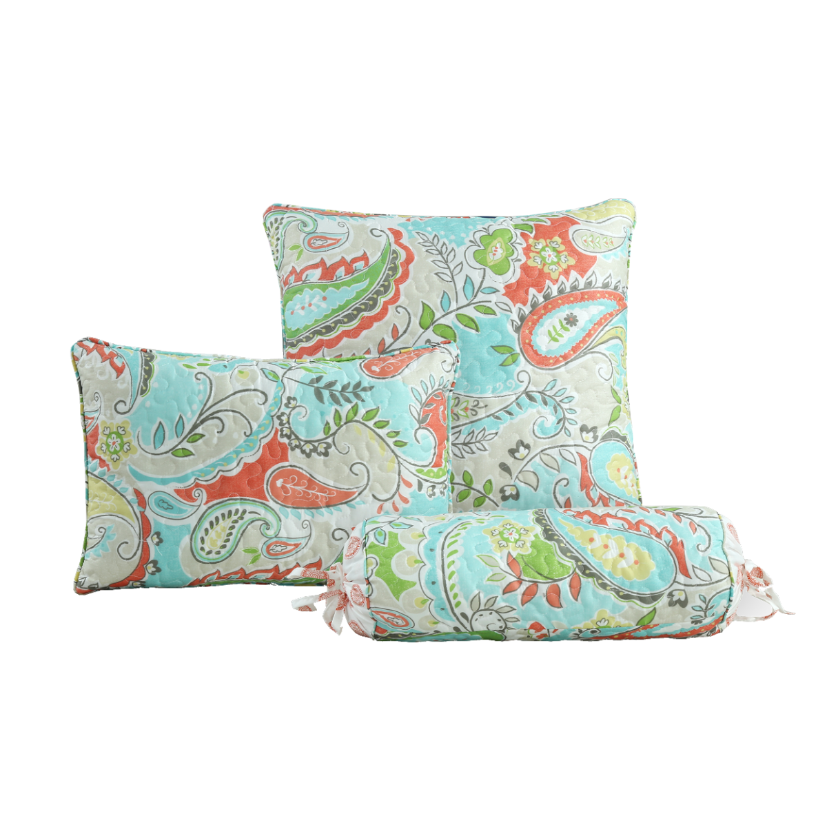 Mirage Paisley Reversible Quilt Bedding Set