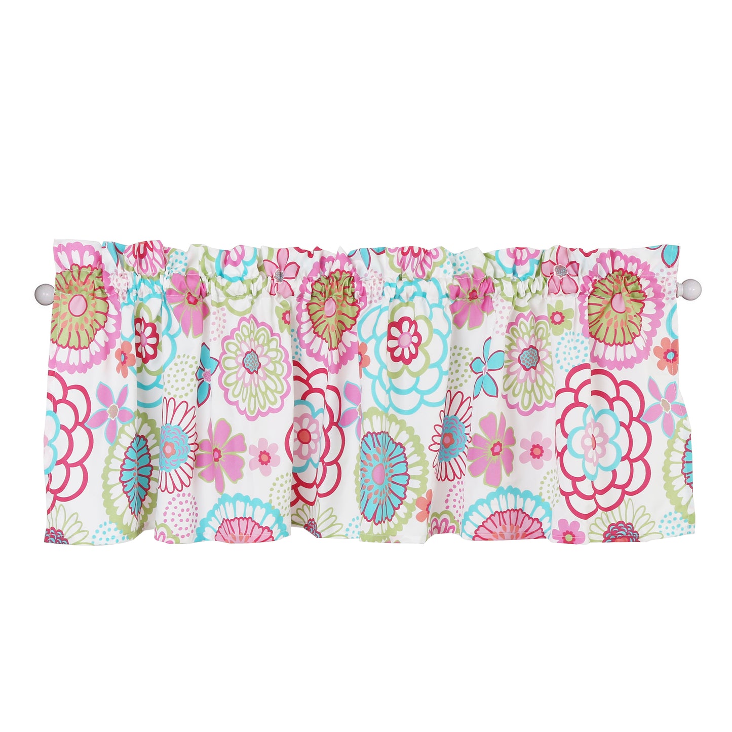 Mariah Floral Pink Polka Dot Reversible Comforter Set w/ Decor Pillows