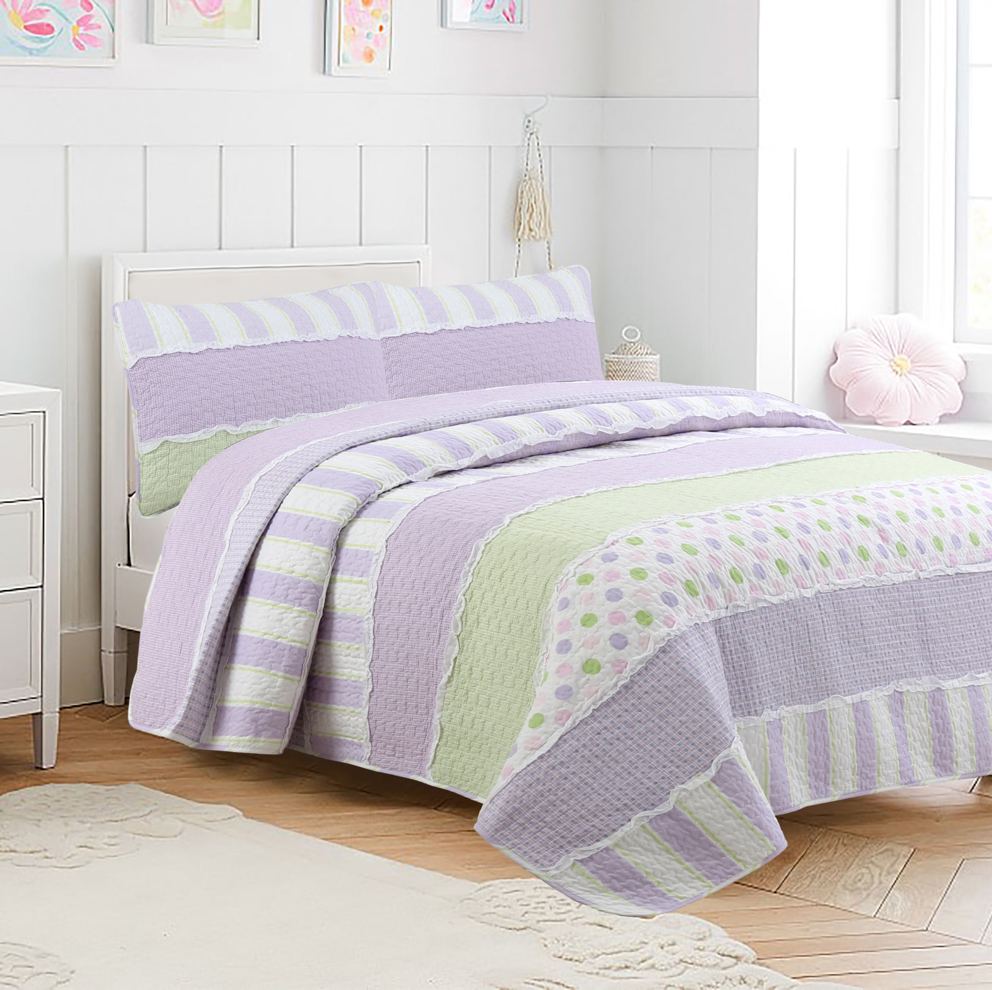 Checkered Girl Bedding Set